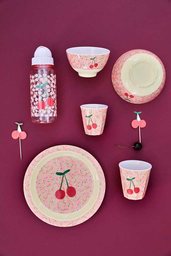 Rice - Melamin Schüssel Flowers & Cherry Medium