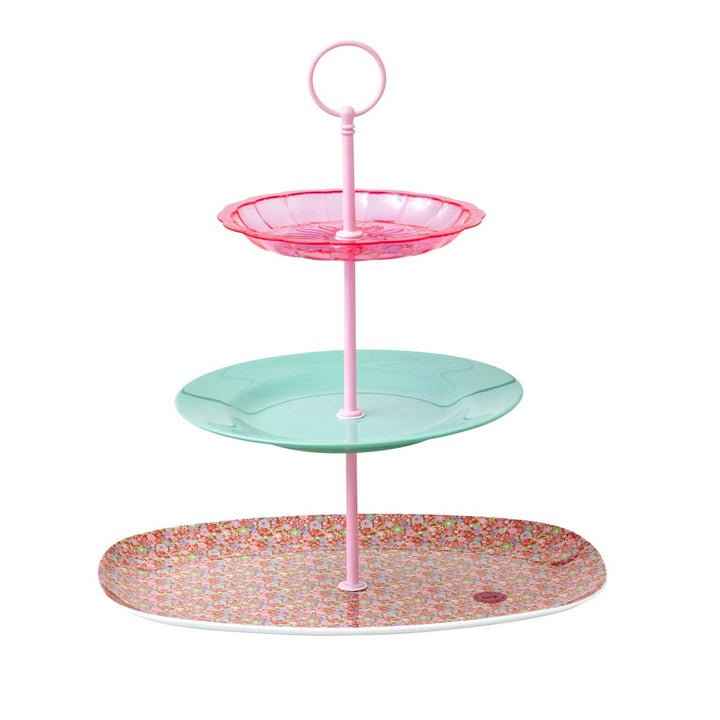 Rice - DIY-Set für 3-stufige Etagere in pink