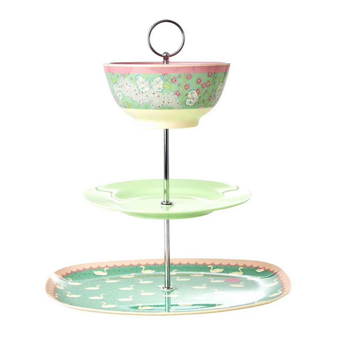 Rice - DIY-Set für 3-stufige Etagere in silber
