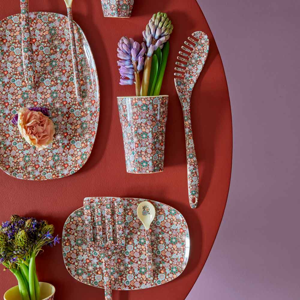 Rice - Melamin Servierteller Fall Floral