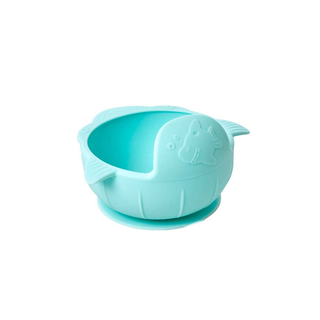 Rice - Kinderschüssel Silikon türkis
