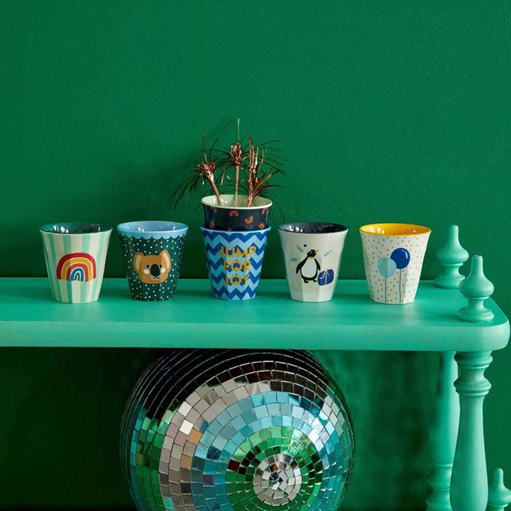 Rice - Melamin Cup 6er Set Party Animal Junge Small