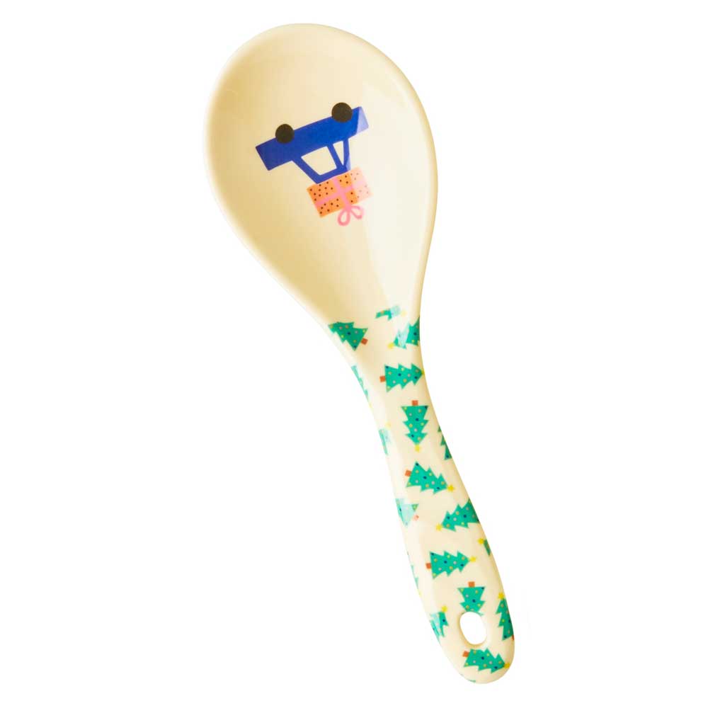 Rice - Melamin Salatlöffel Tanne
