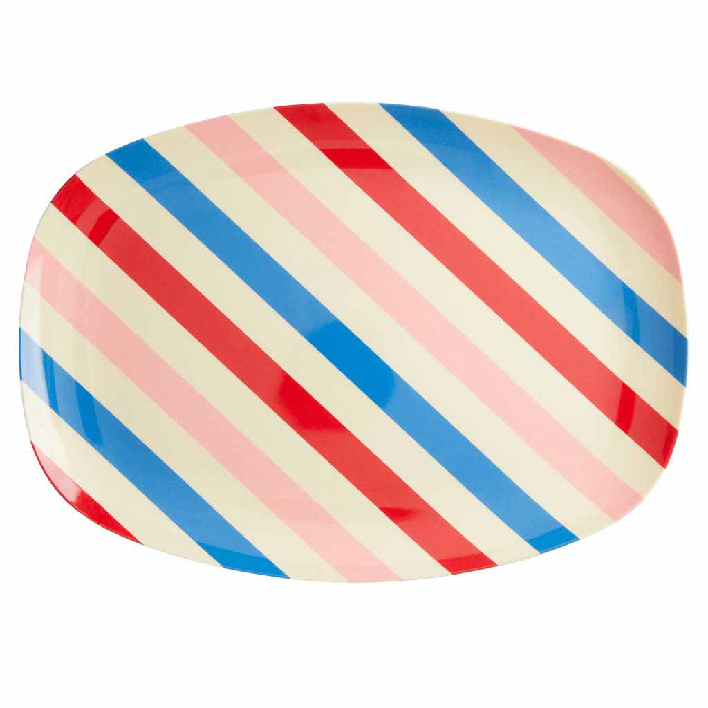 Rice - Melamin Servierteller Candy Stripes