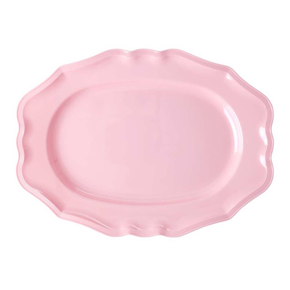 Rice - Melamin Servierplatte Vintage Rosa