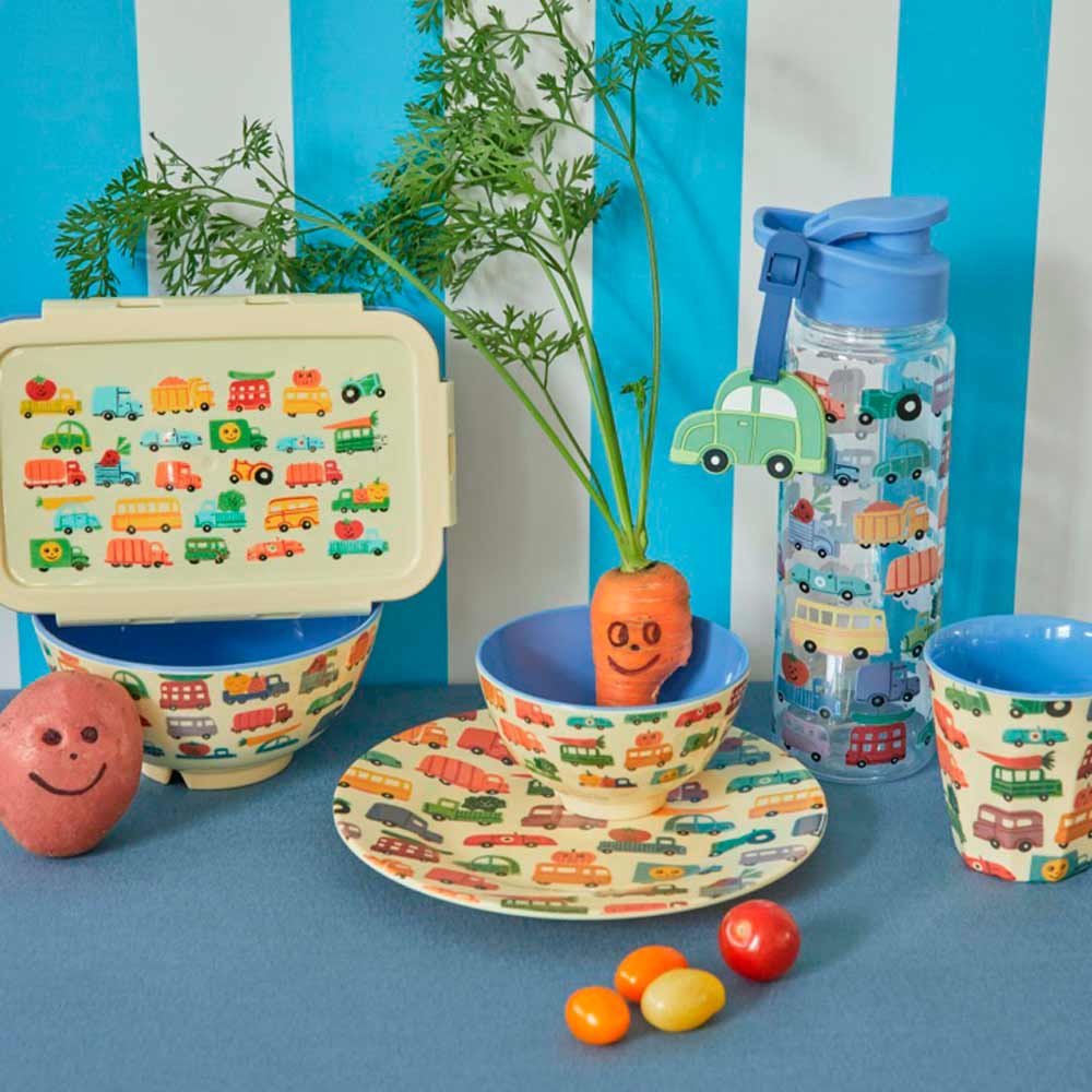 Rice - Melamin Schüssel Happy Cars Small