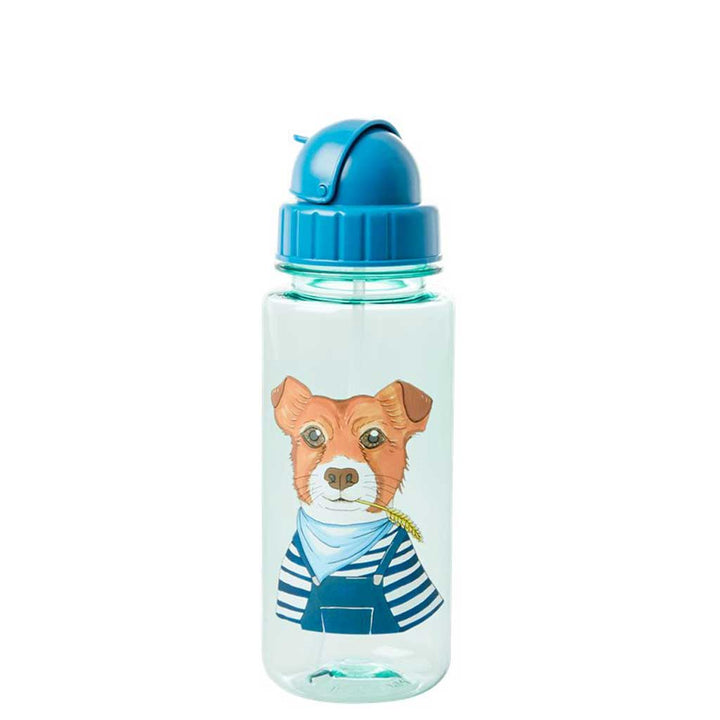 Rice - Trinkflasche Farmtiere Grün-Blau 500 ml