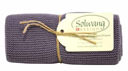 Solwang Handtuch - Dunkel staubig lila