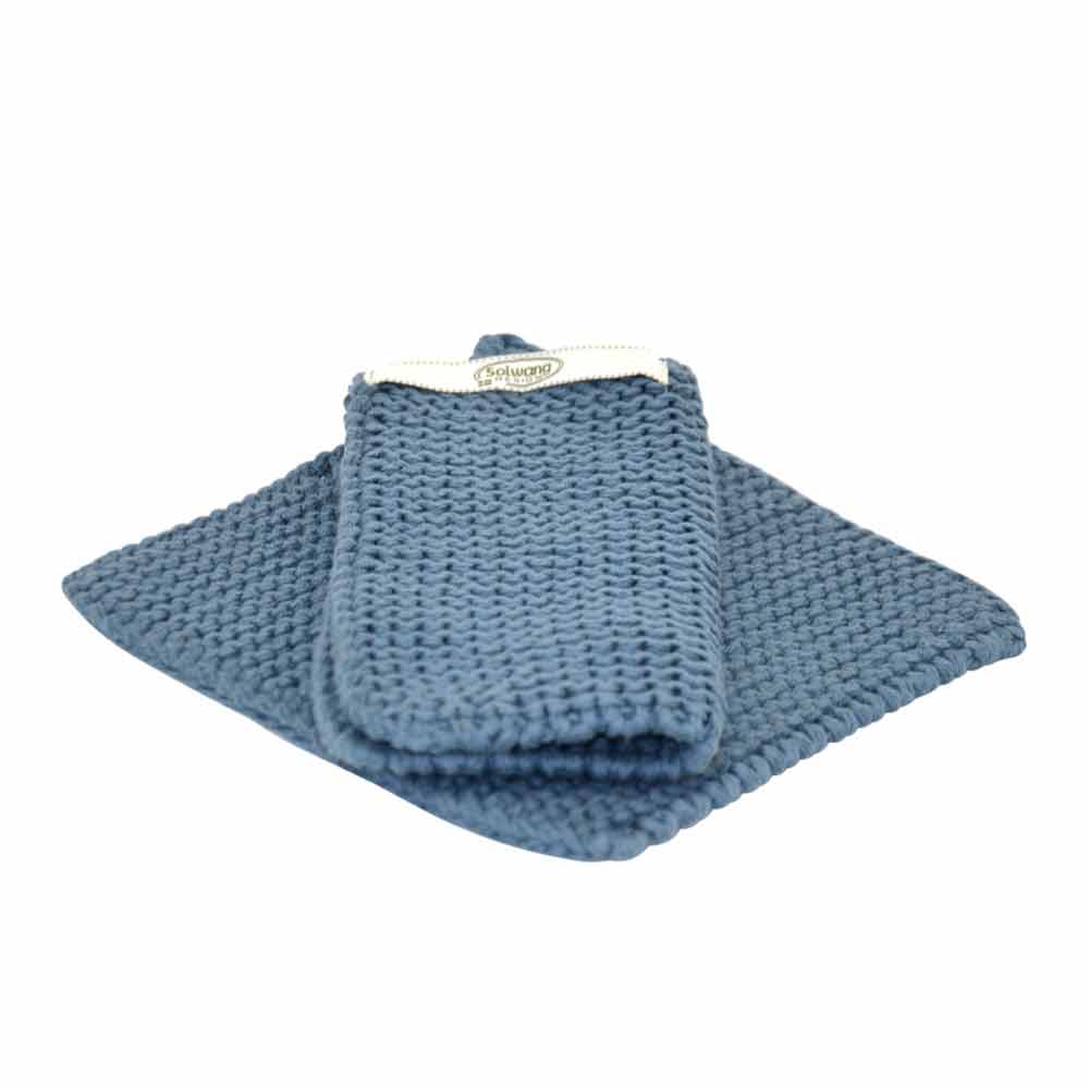 Solwang Topflappen - Antik Blau