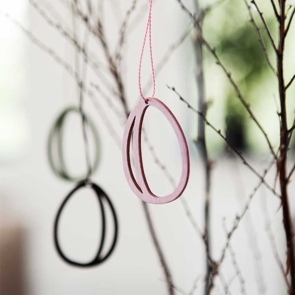 Storefactory - Getinge Anhänger Osterei rosa
