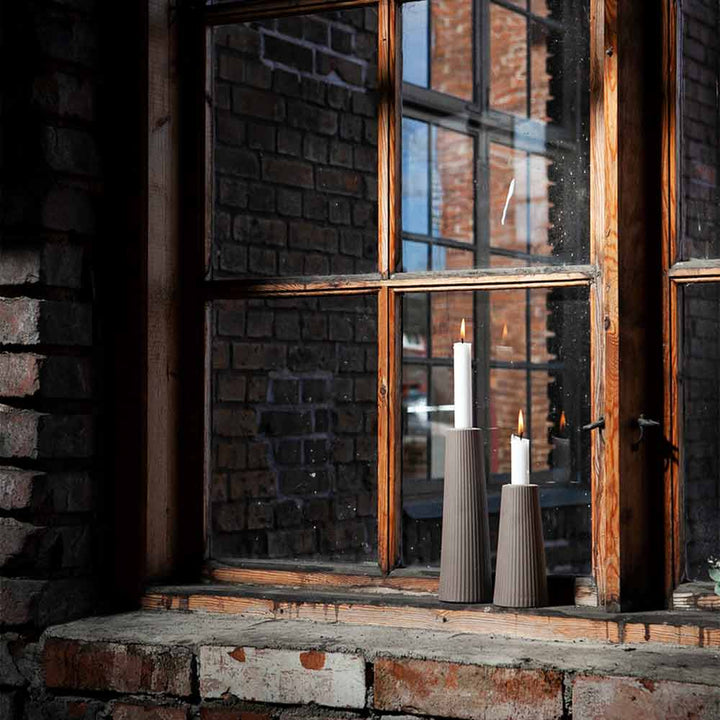 Storefactory - Linghed Kerzenhalter Small braun