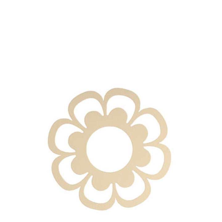 Storefactory - Ljusdala Tropfschutz Kerzenhalter Flower beige