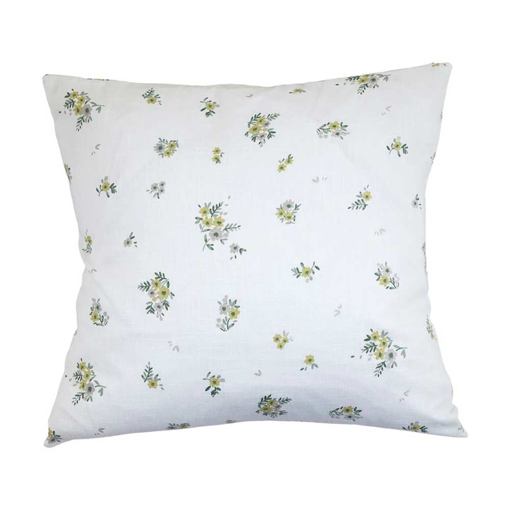 Strömshaga - Kissenbezug Flora White 45 x 45 cm