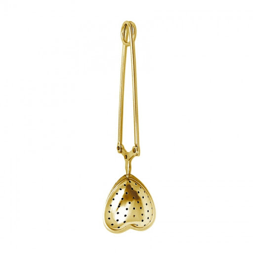 Tafelgut Tea Tong - Teezange Herz Gold